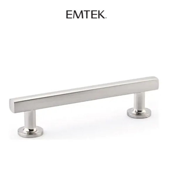 4 Pack Emtek Freestone 6" Bar Cabinet Pull Satin Nickle Urban Modern 86455US15 - Picture 2 of 10